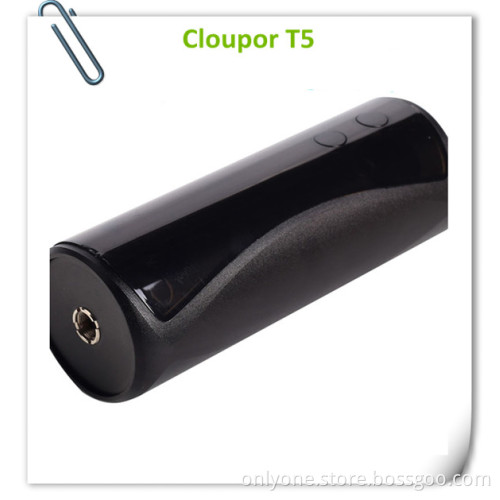2014 Newest Box Mod Cloupor T5 50W Mod with Black Color 50 Watt Mod Stock